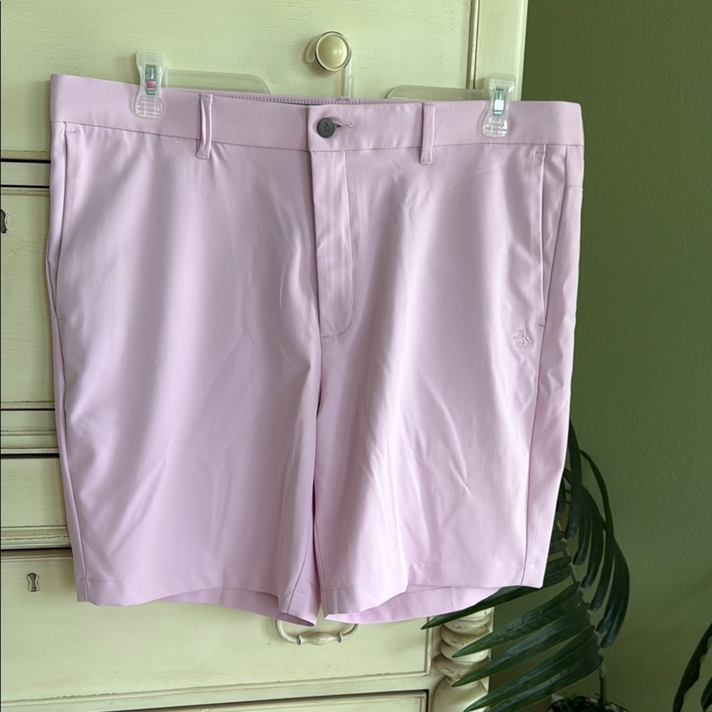 Original Penguin Pink Flat Front Shorts